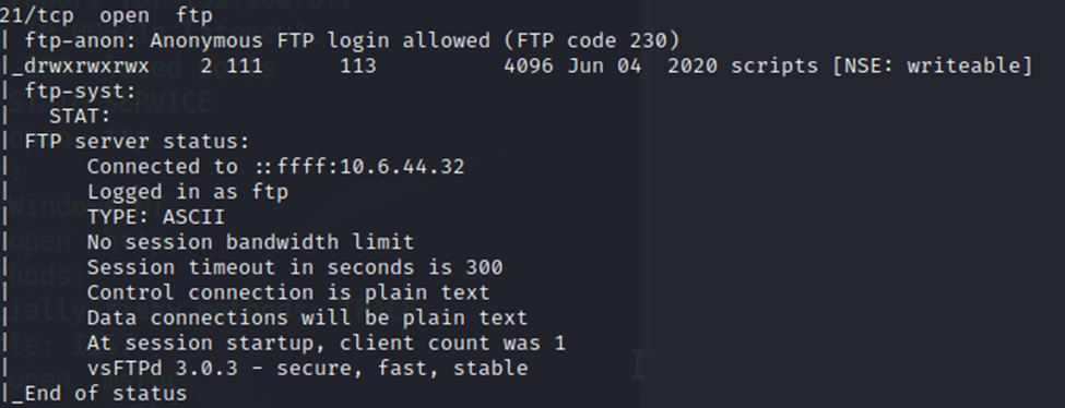 nmap -sC