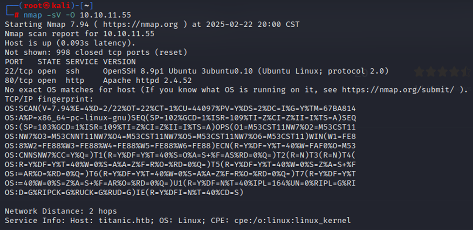 nmap scan